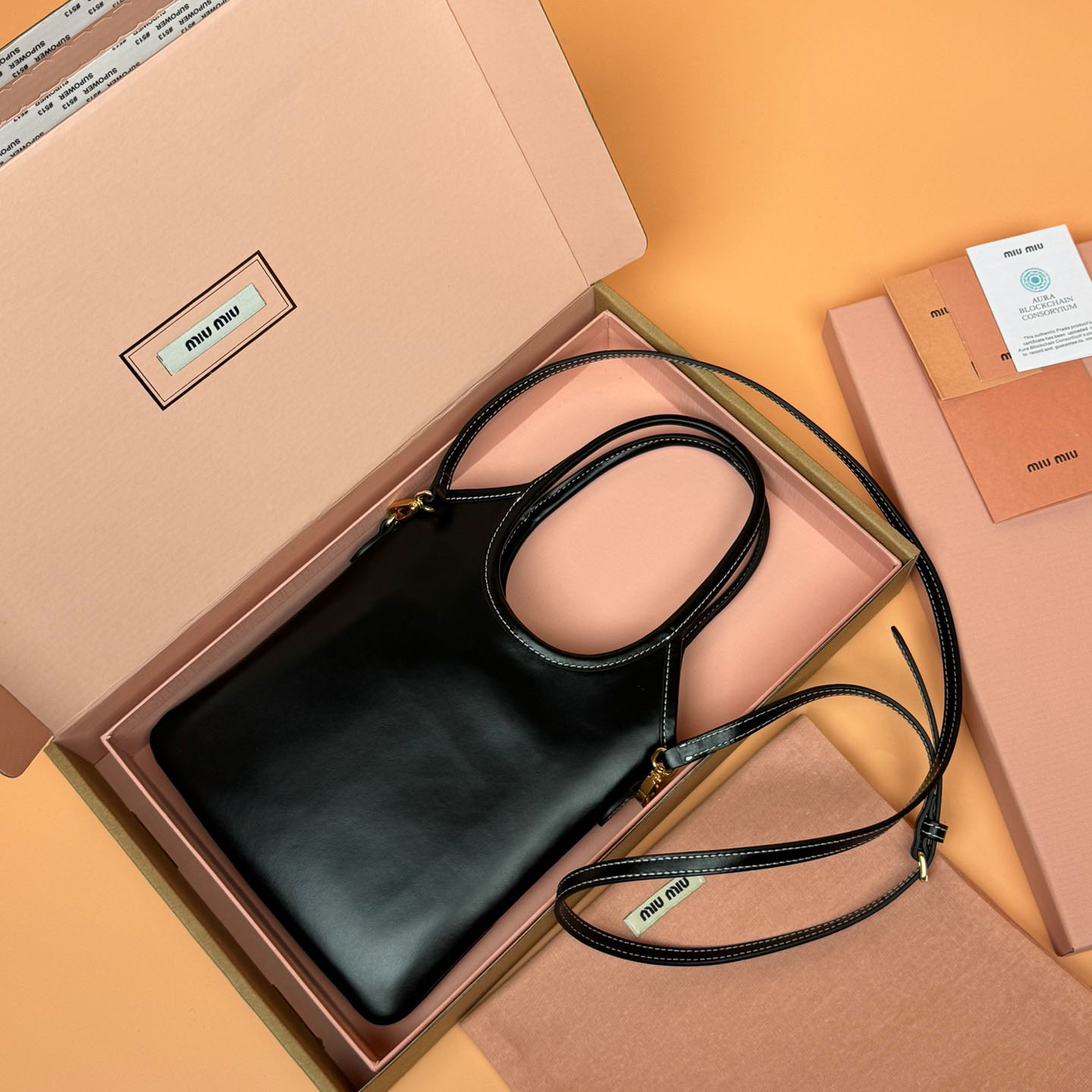 Miu Miu Ivy Leather Handbag - FashionPlug