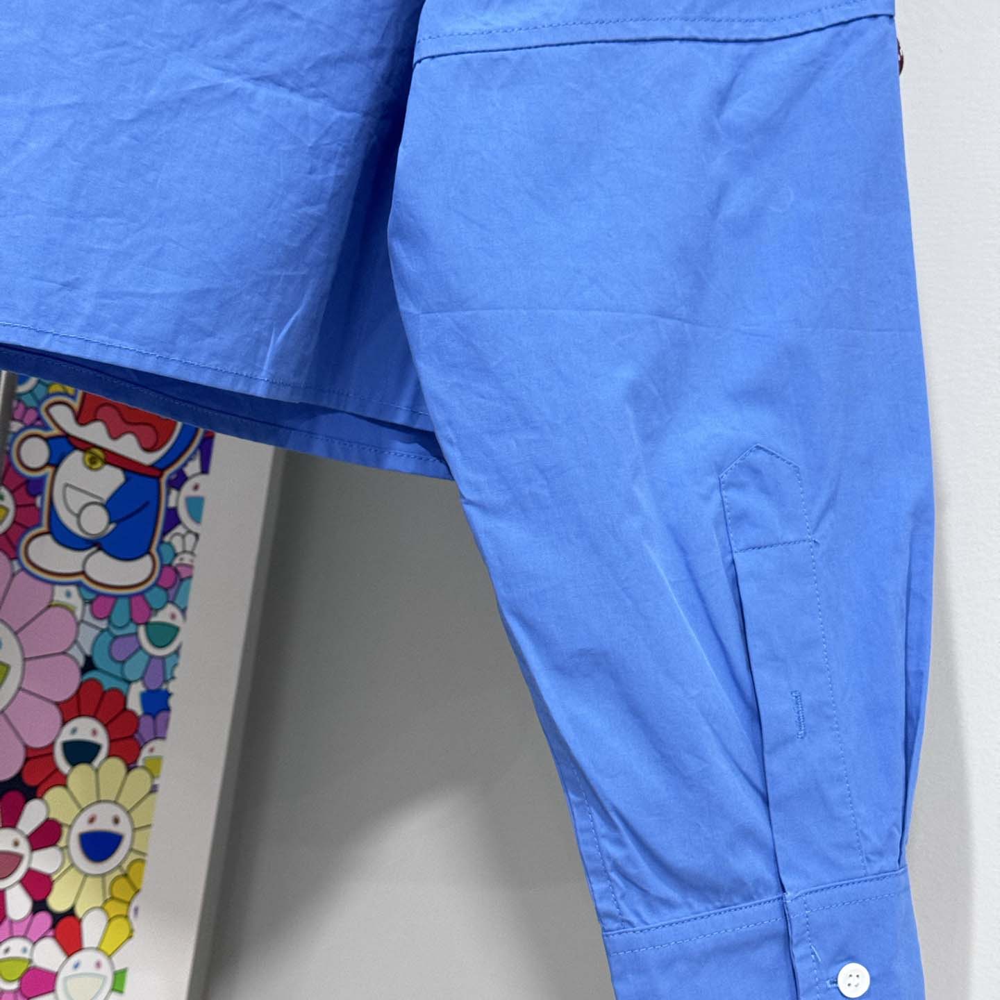 Miu Miu Logo-embroidered Cropped Poplin Shirt - FashionPlug