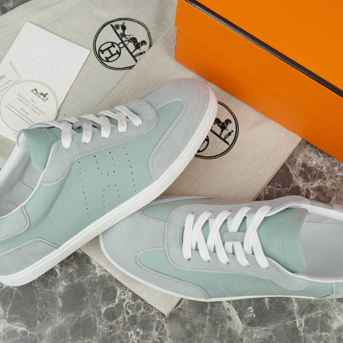 Hermes  Match Sneaker - FashionPlug