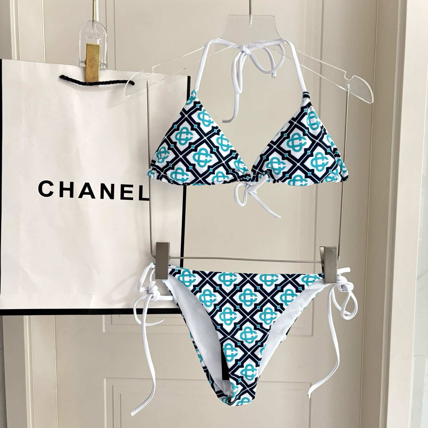 Casablanca  Monogram Bikini Bottom - FashionPlug