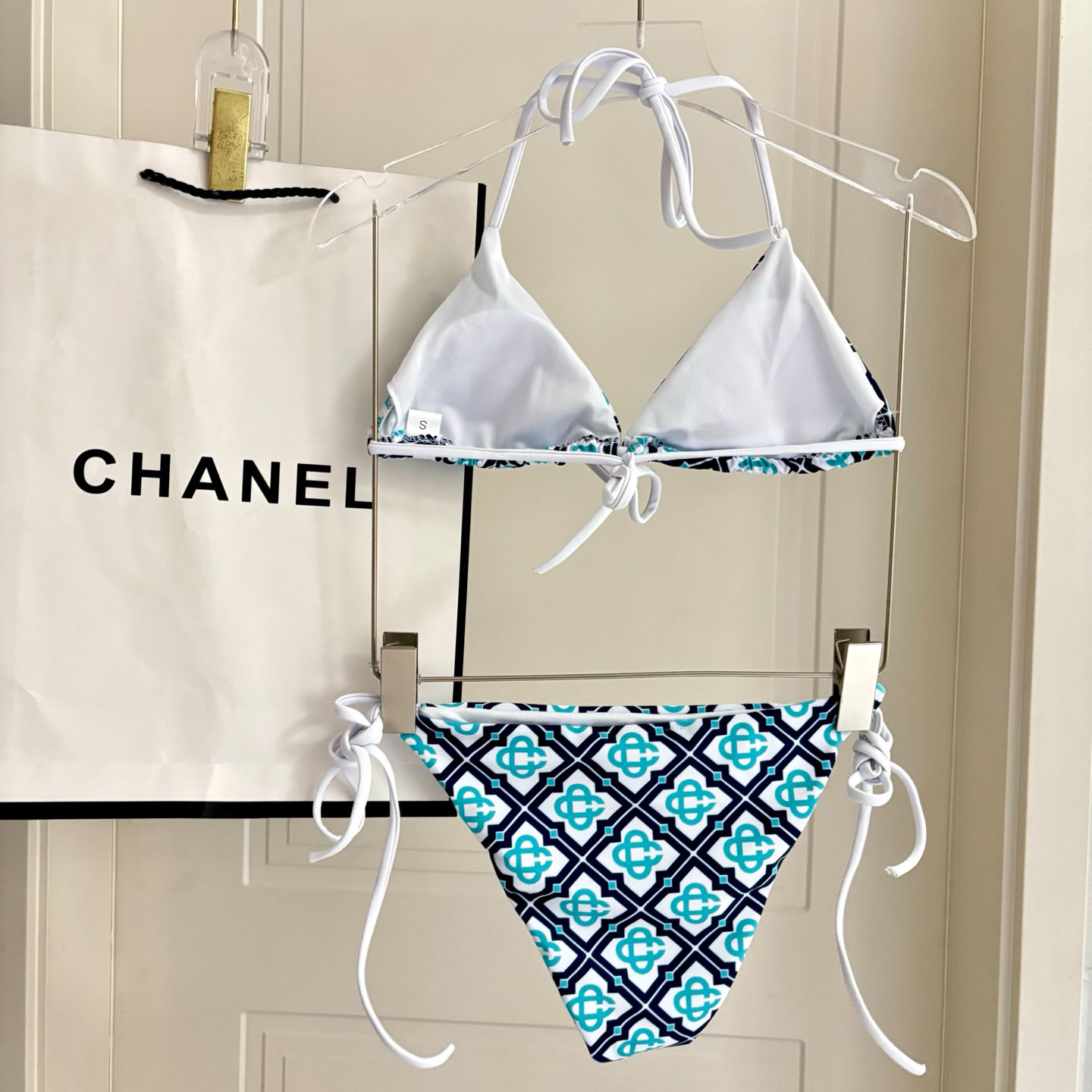 Casablanca  Monogram Bikini Bottom - FashionPlug