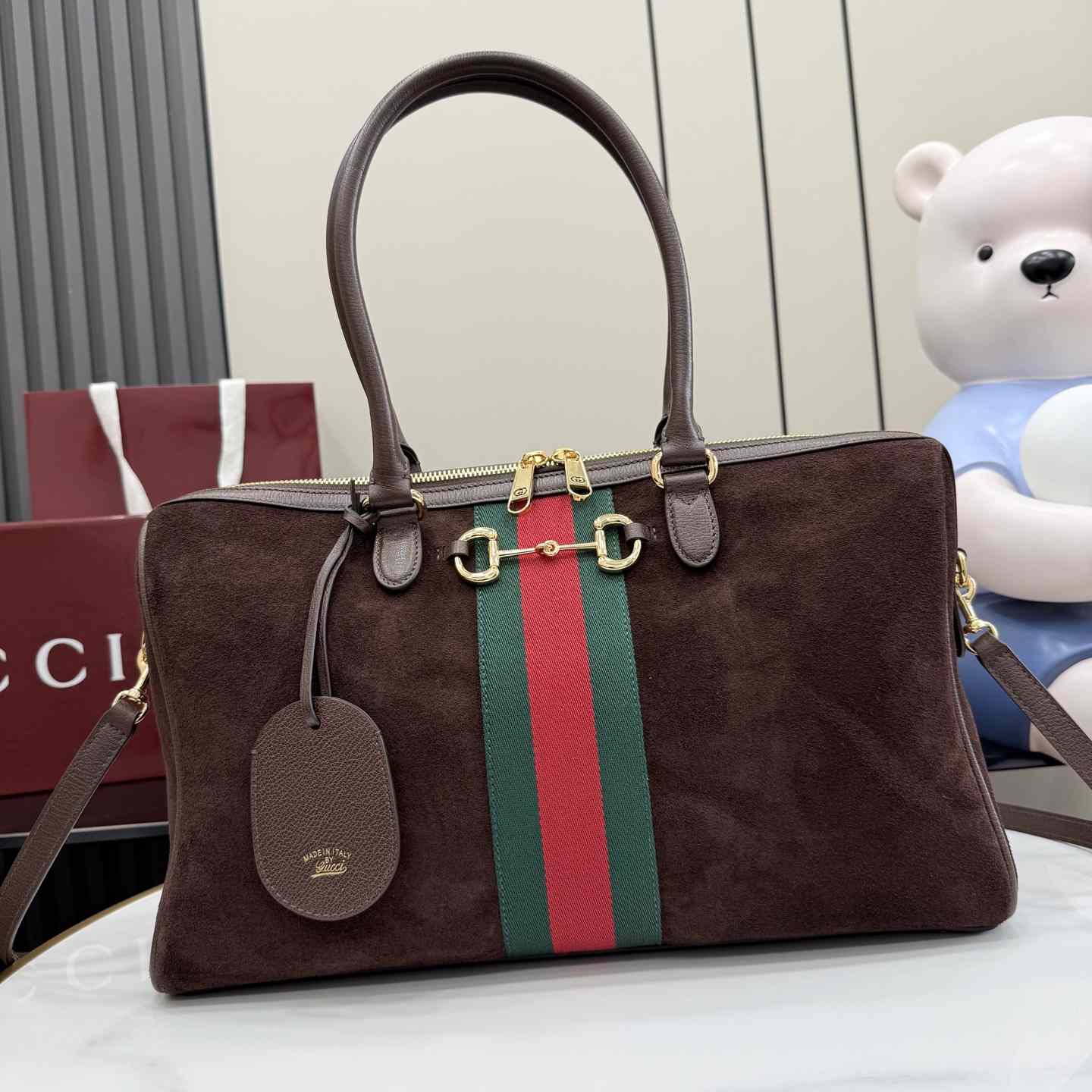 Gucci Borsetto Large Boston Bag - FashionPlug