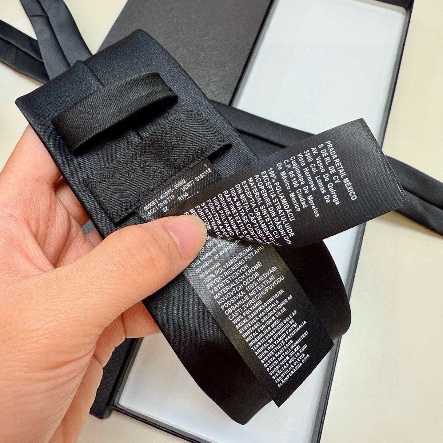 Prada Prada Logo Tie - FashionPlug