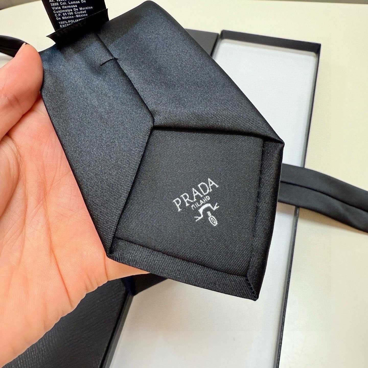 Prada Prada Logo Tie - FashionPlug