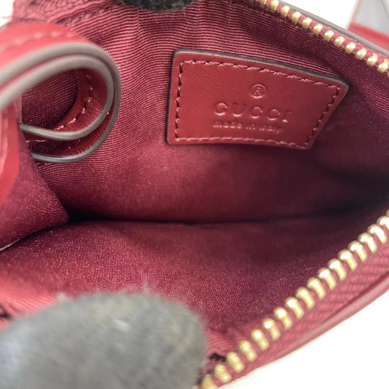 Gucci GG Marmont Zip Key Pouch - FashionPlug