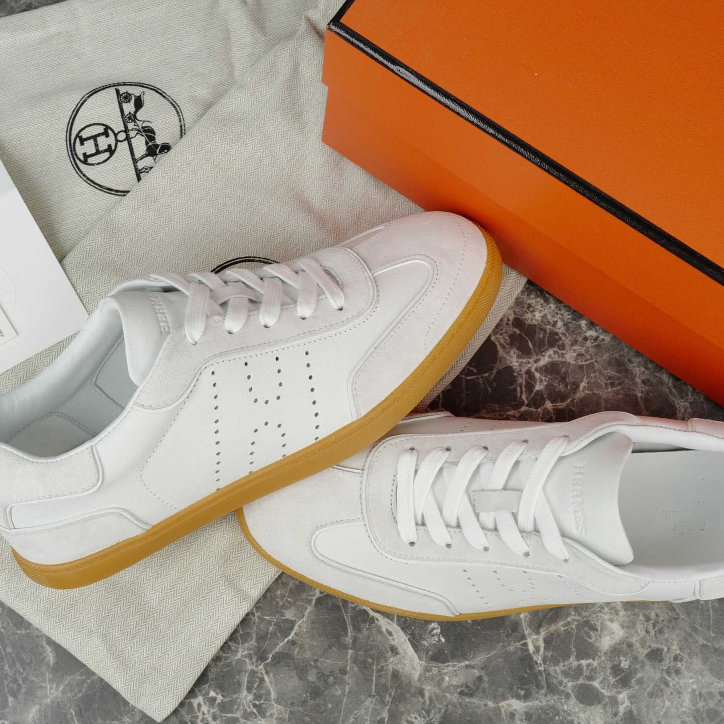 Hermes  Match Sneaker - FashionPlug