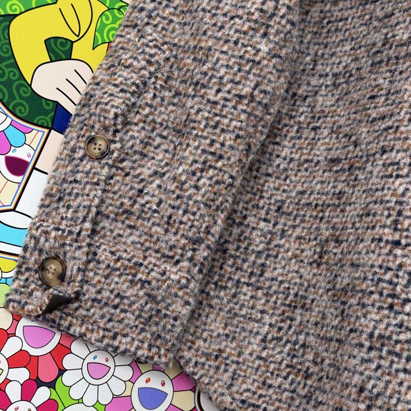 Loewe Overshirt In Wool And Llama Blend - FashionPlug