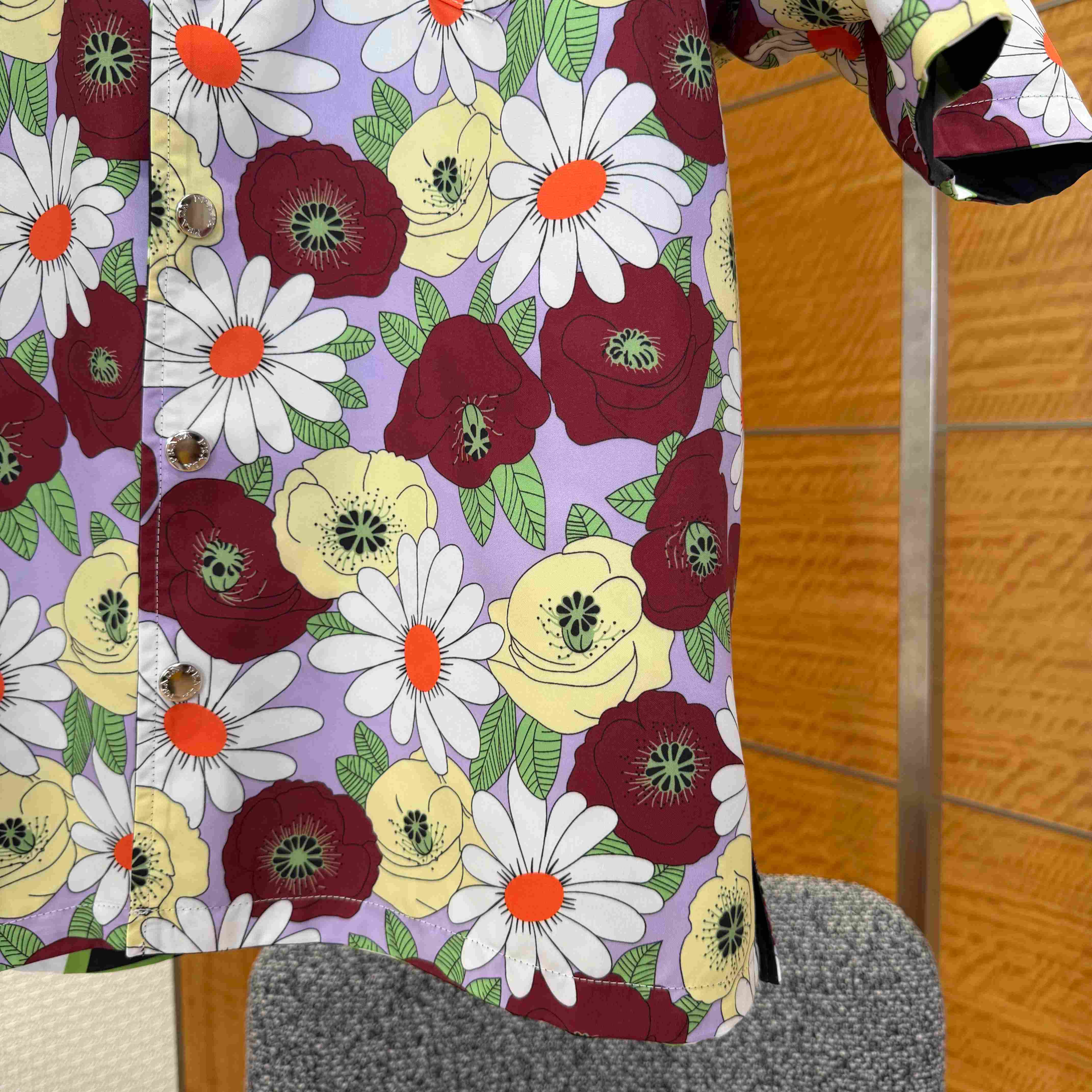 Prada Timecapsule Printed Cotton Shirt - FashionPlug