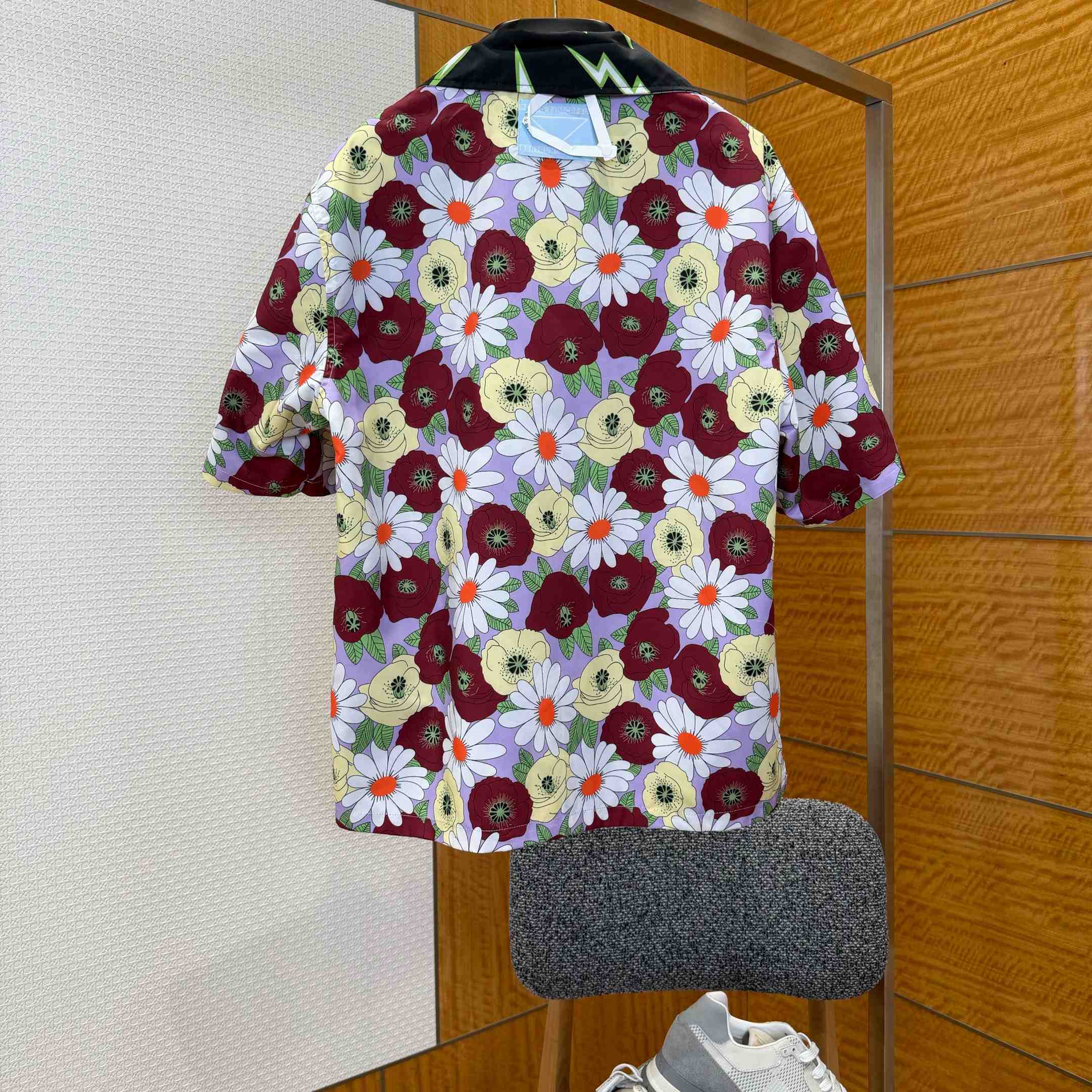 Prada Timecapsule Printed Cotton Shirt - FashionPlug