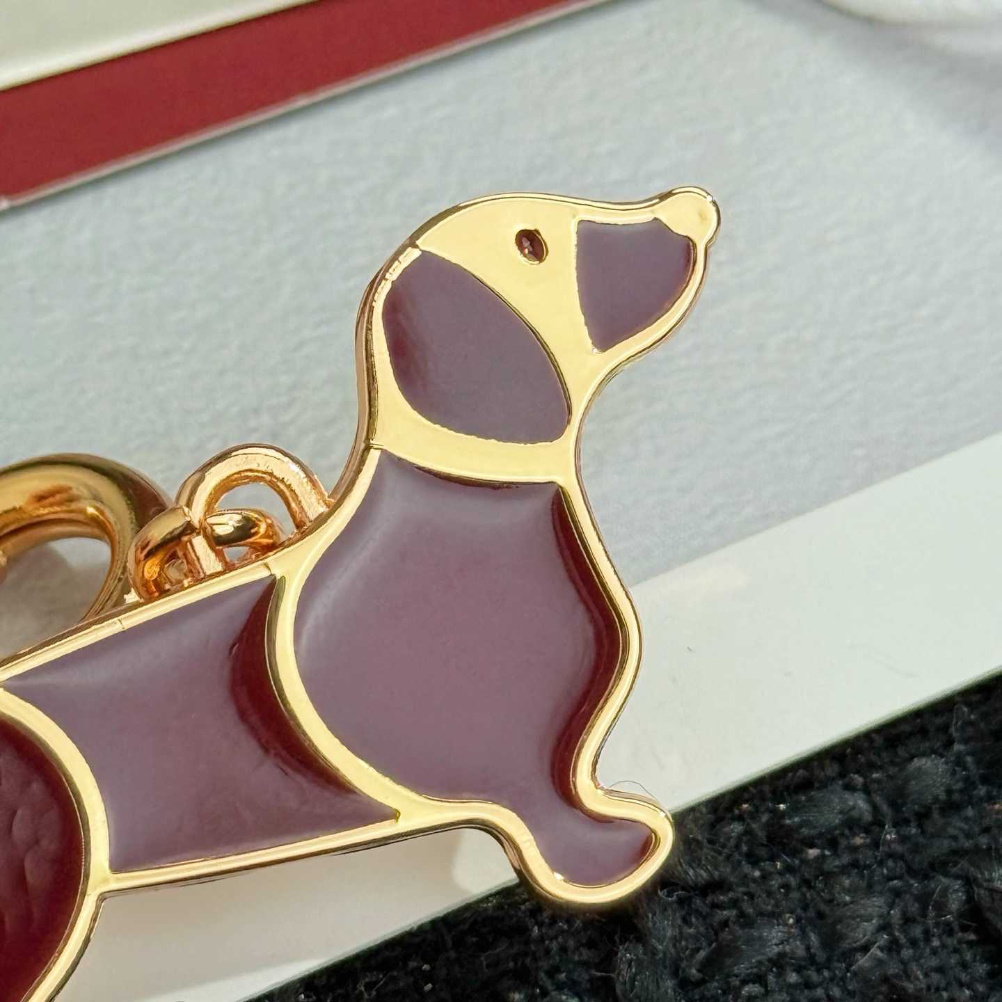 Gucci Red Dog-Shaped Bag - FashionPlug