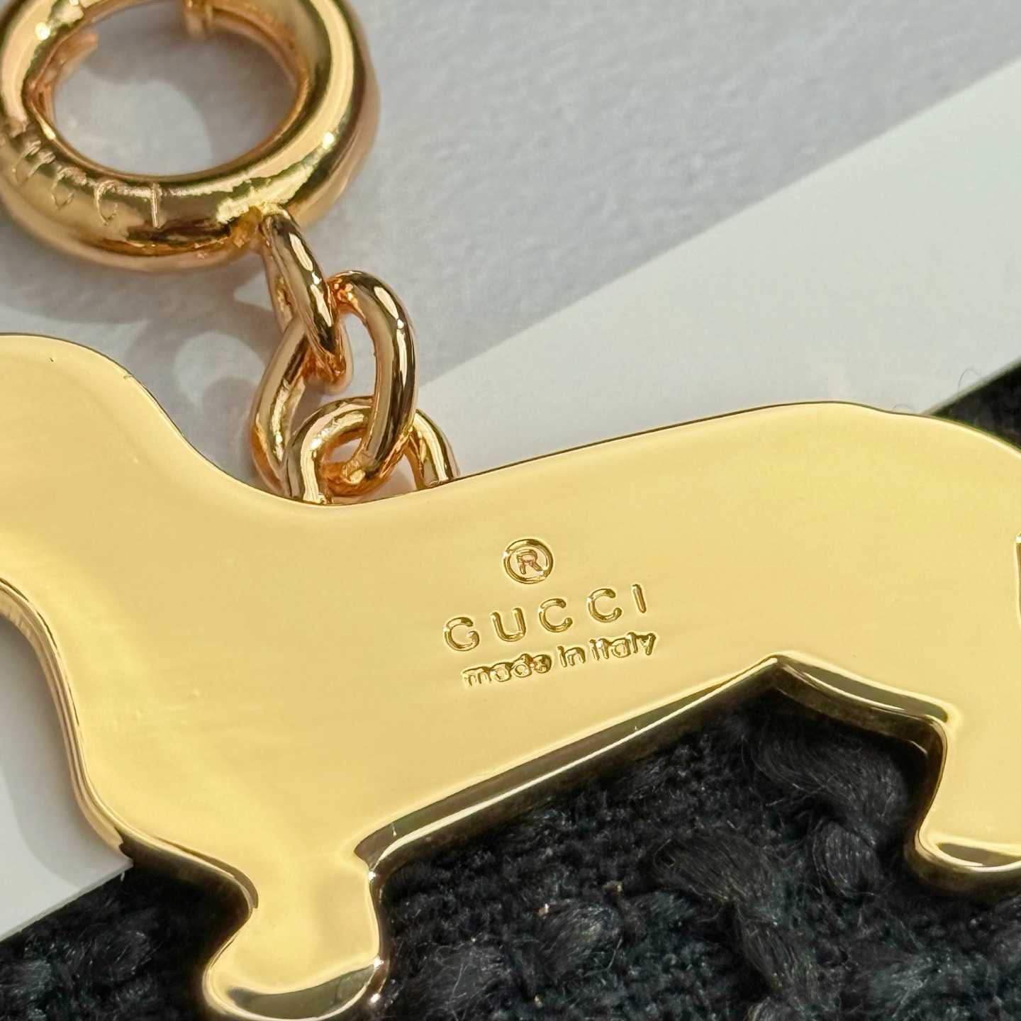 Gucci Red Dog-Shaped Bag - FashionPlug