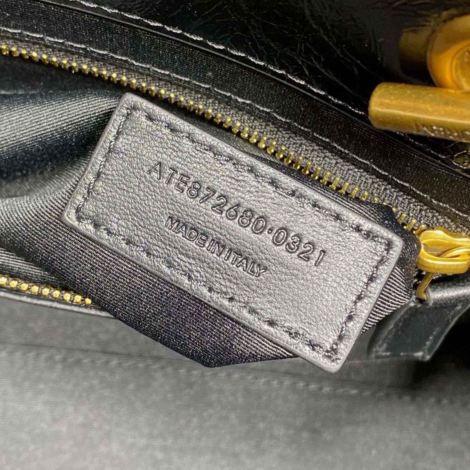 Saint Laurent Nini Small Shopping In Vintage Leather  - FashionPlug