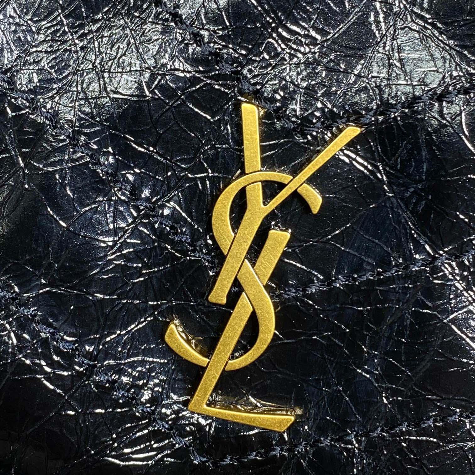 Saint Laurent Nini Small Shopping In Vintage Leather  - FashionPlug