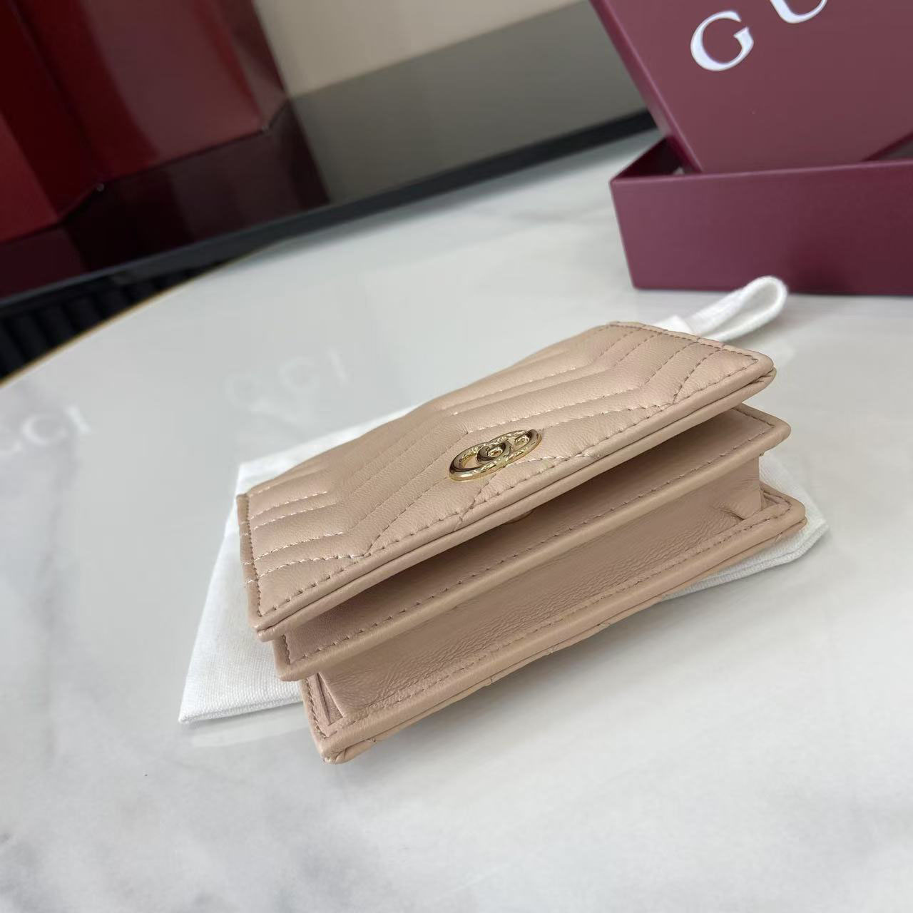 Gucci GG Marmont Card Case Wallet  466492 - FashionPlug