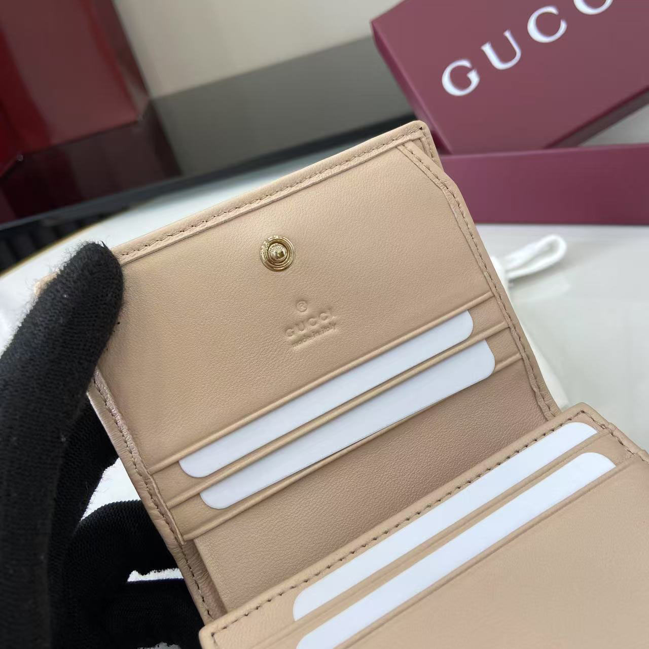 Gucci GG Marmont Card Case Wallet  466492 - FashionPlug