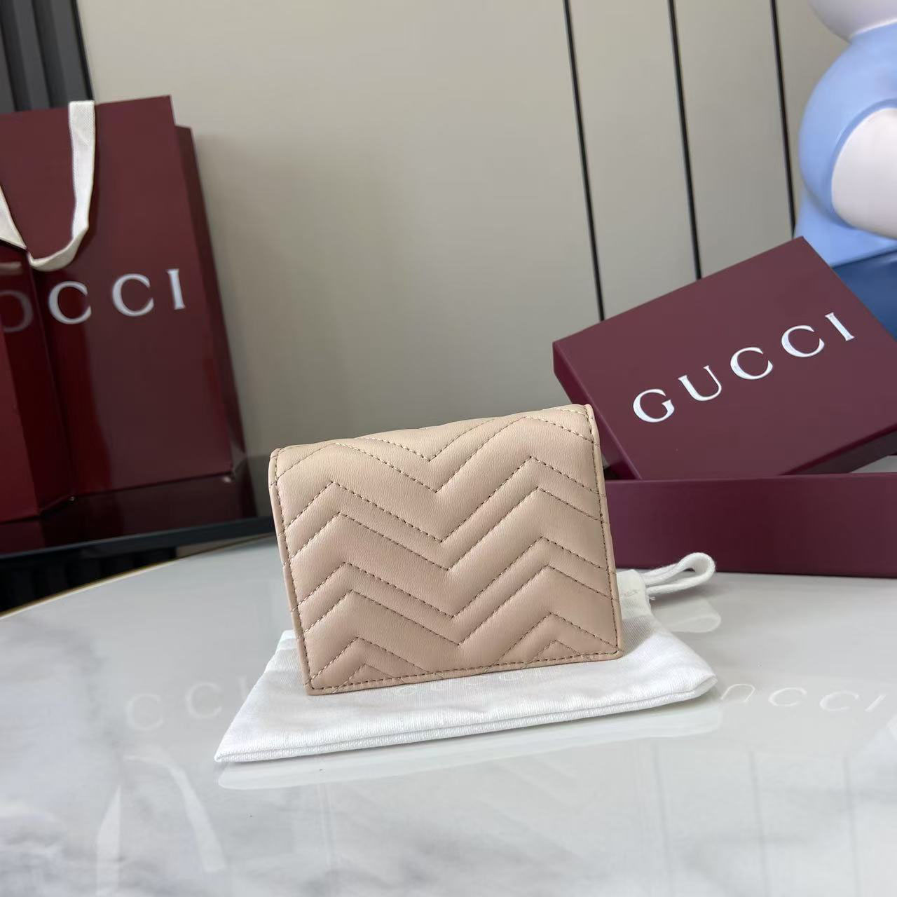 Gucci GG Marmont Card Case Wallet  466492 - FashionPlug