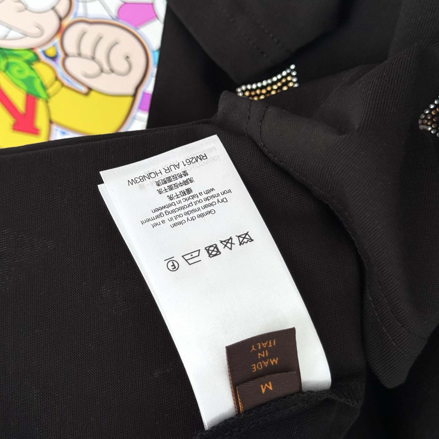  Louis Vuitton Embellished Short-Sleeved Crewneck   1AJR09 - FashionPlug