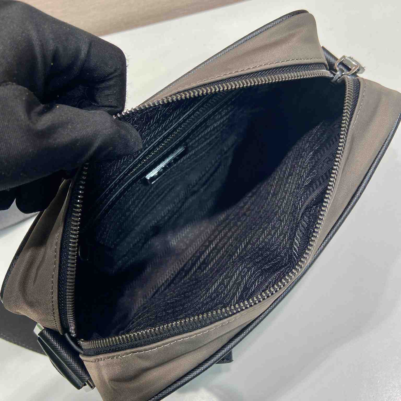 Prada Re-Nylon And SaffianoShoulder Bag - FashionPlug