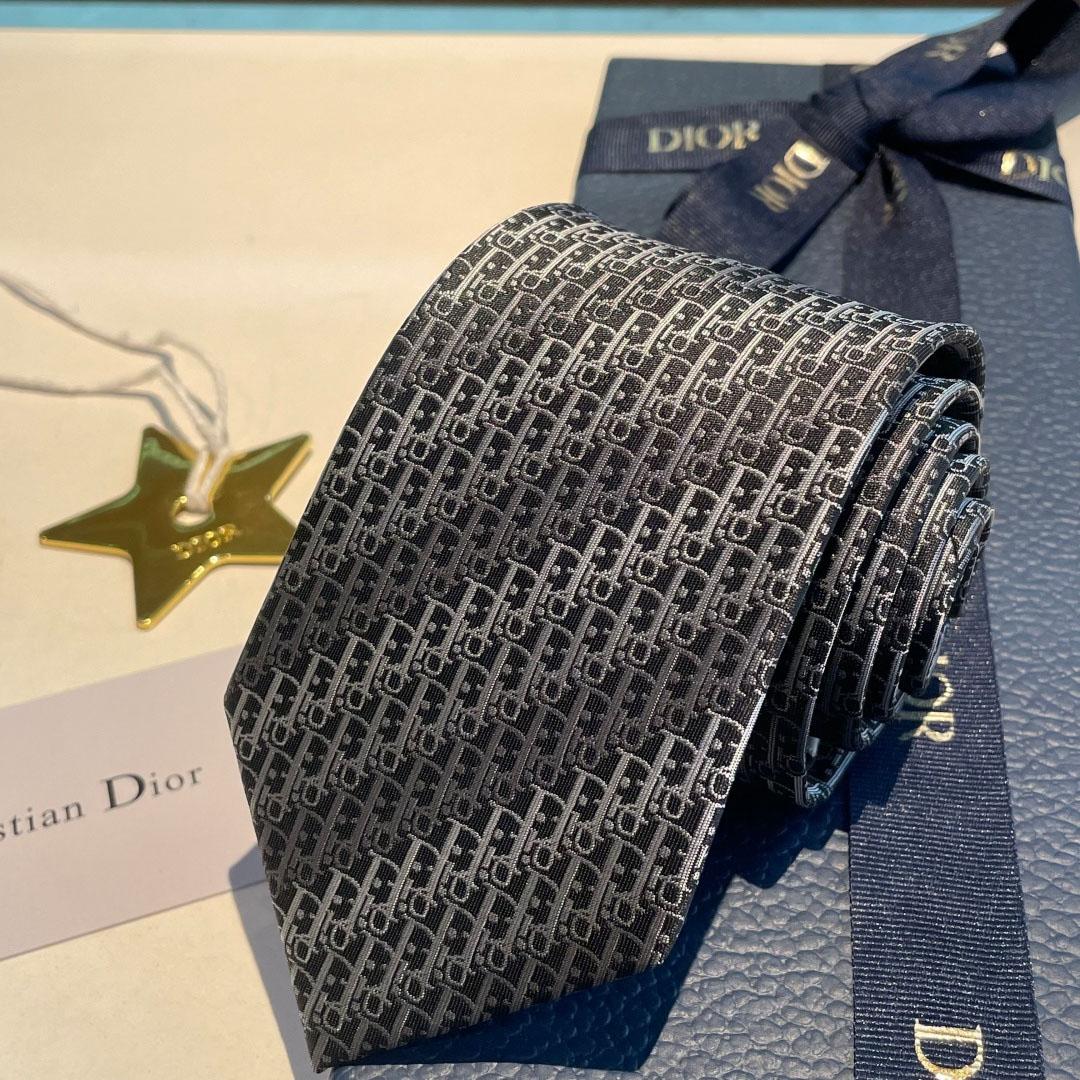 Dior Oblique Trio Tie - FashionPlug