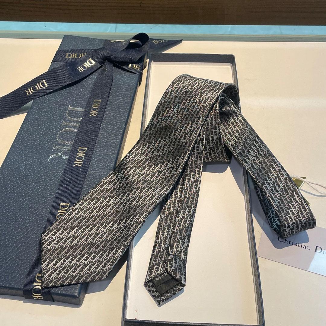 Dior Oblique Trio Tie - FashionPlug