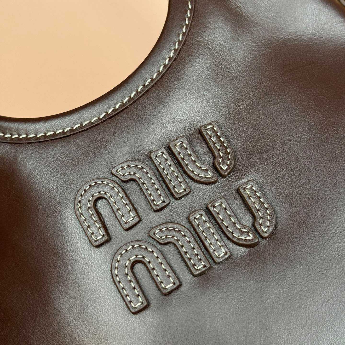 Miu Miu Ivy Leather Handbag - FashionPlug