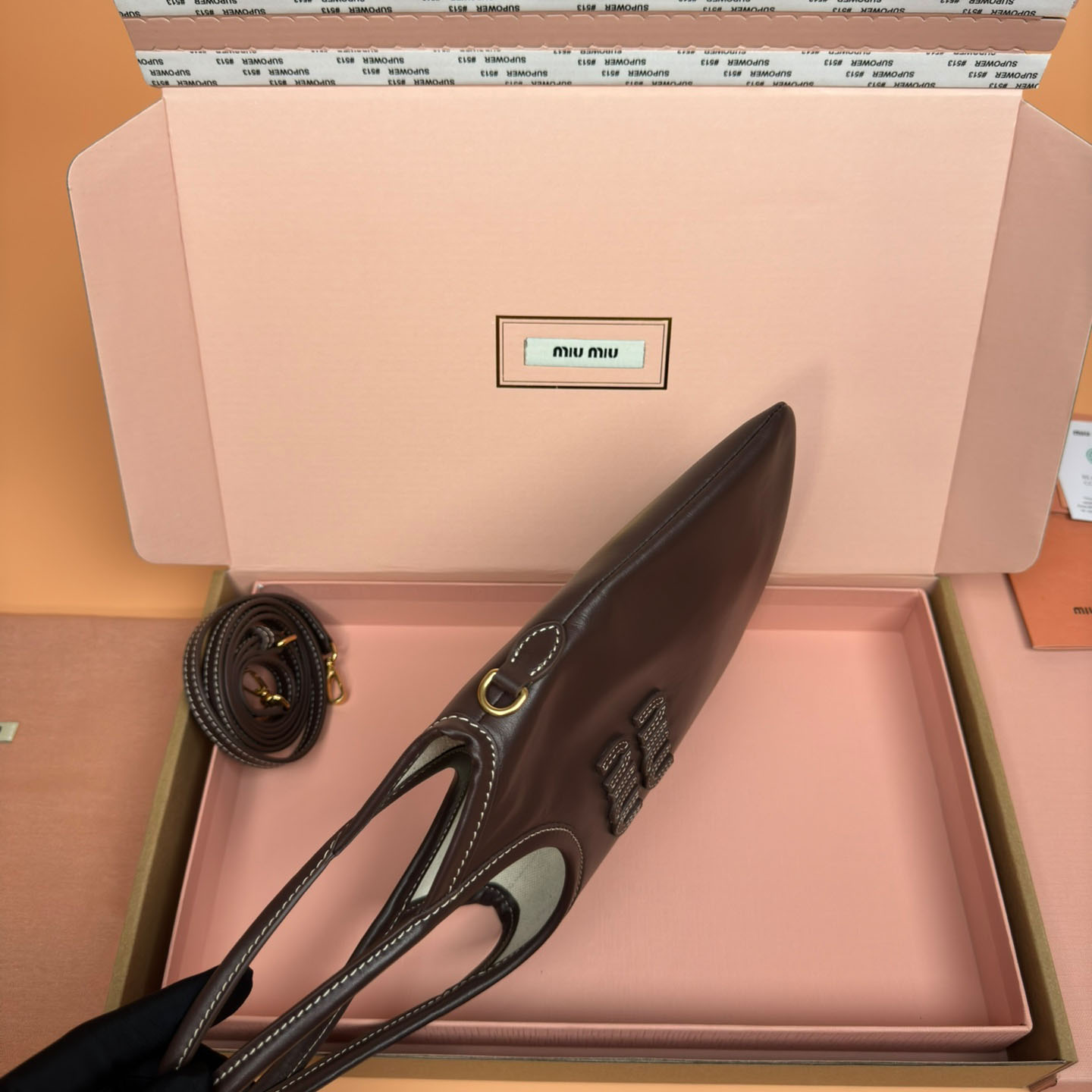 Miu Miu Ivy Leather Handbag - FashionPlug