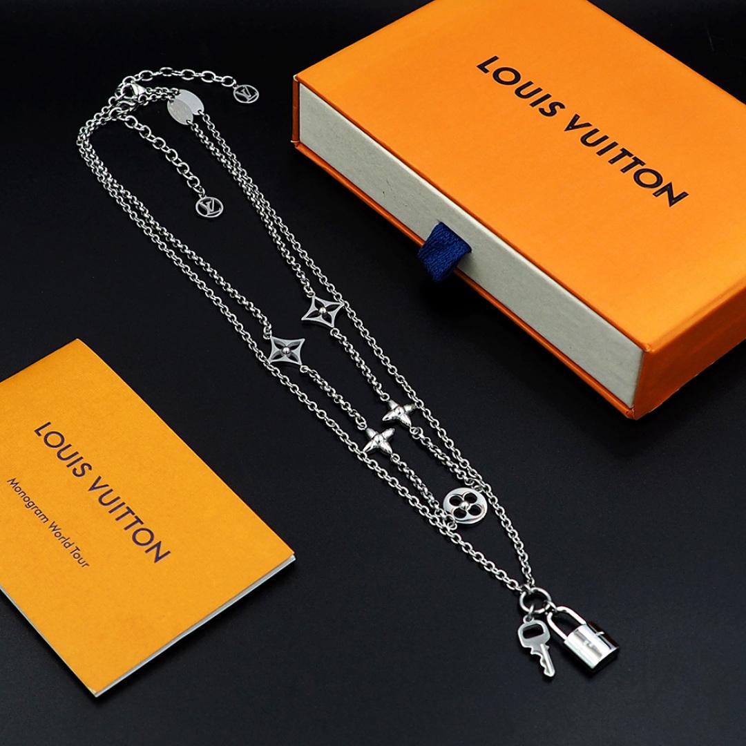 Louis Vuitton LV Iconic Charms Necklace  M02494 - FashionPlug