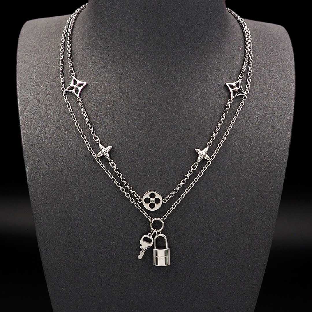 Louis Vuitton LV Iconic Charms Necklace  M02494 - FashionPlug