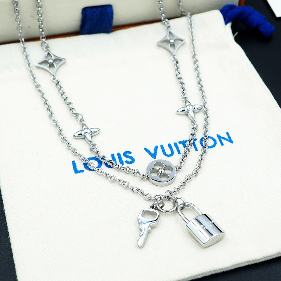 Louis Vuitton LV Iconic Charms Necklace  M02494 - FashionPlug