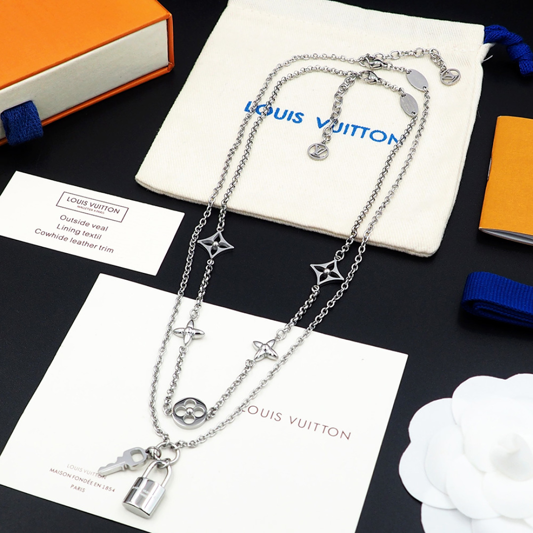 Louis Vuitton LV Iconic Charms Necklace  M02494 - FashionPlug
