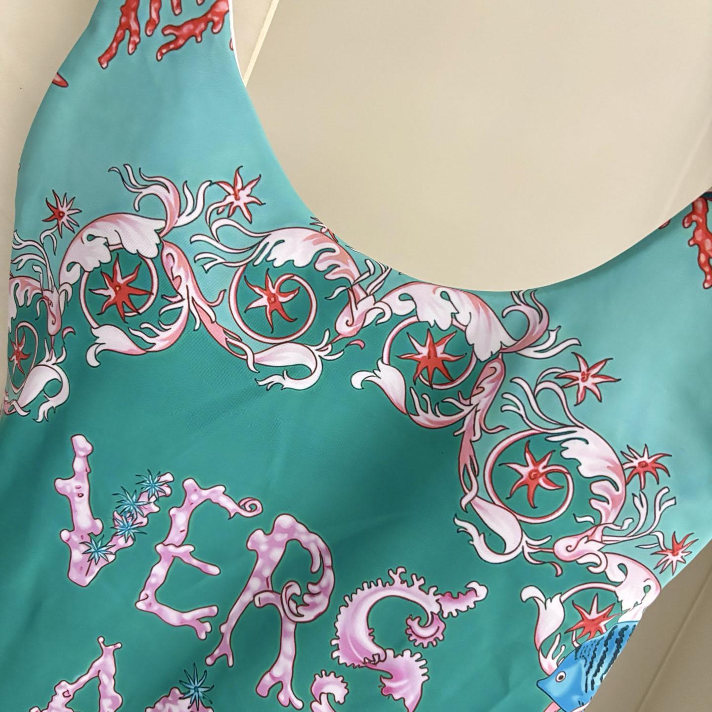 Versace Printed Swimsuit - FashionPlug