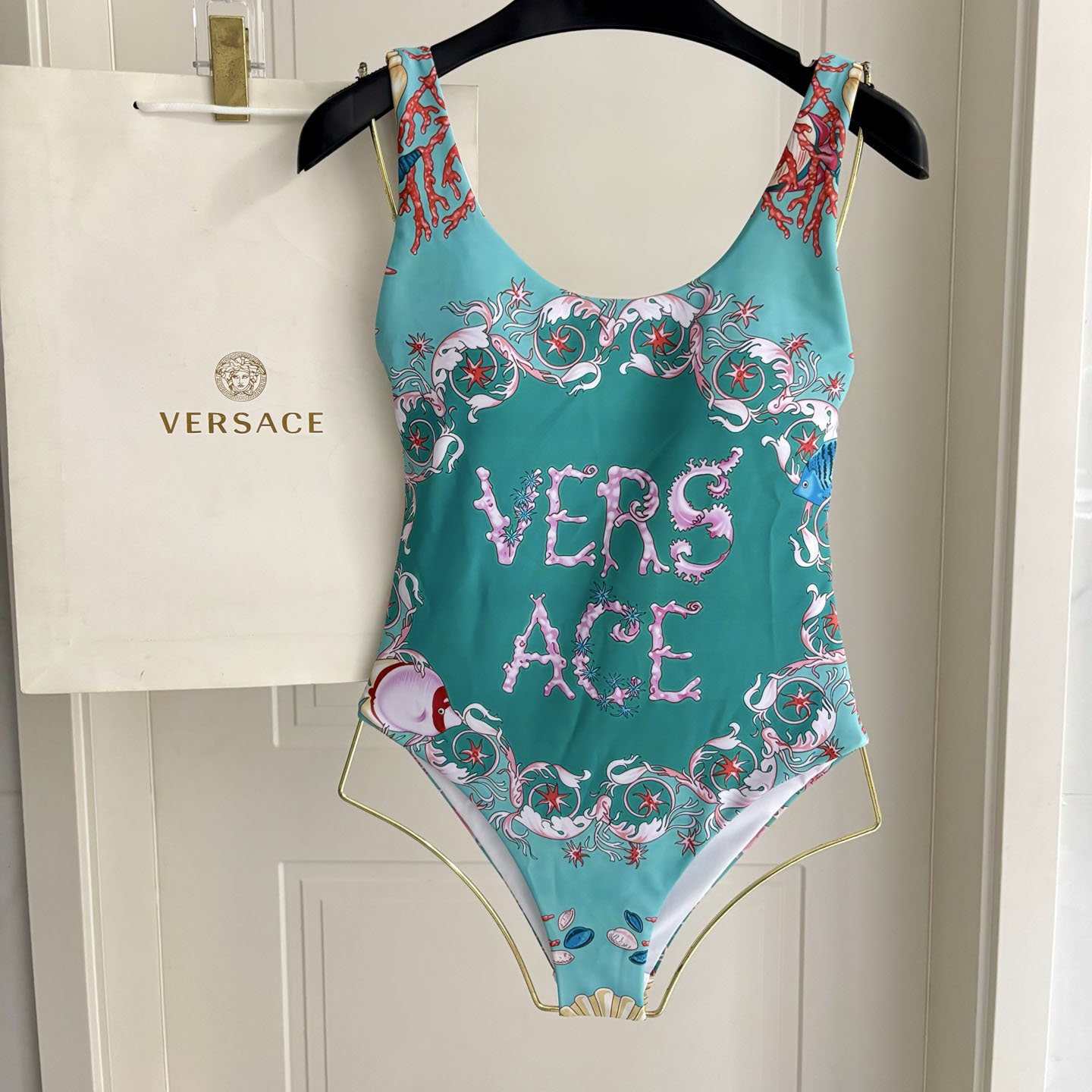 Versace Printed Swimsuit - FashionPlug