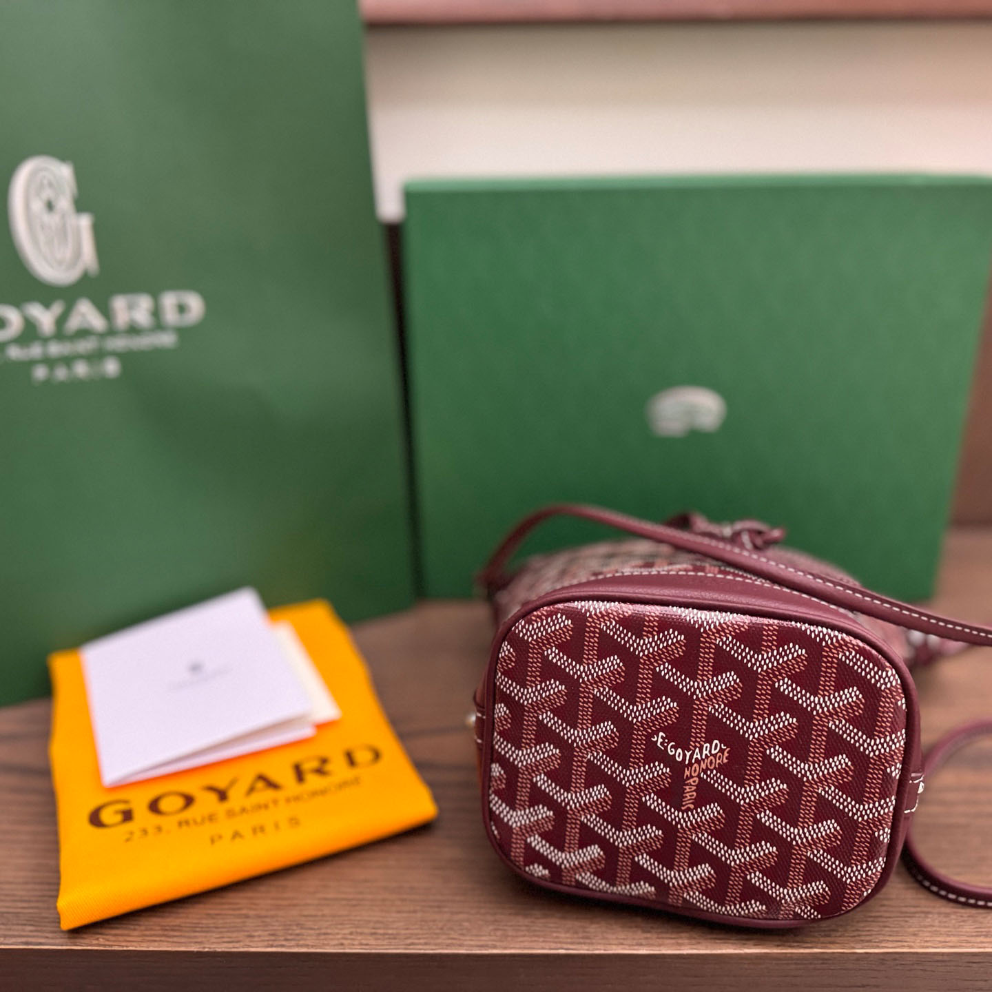 Goyard Petit Flot Mini Bucket Bag - FashionPlug