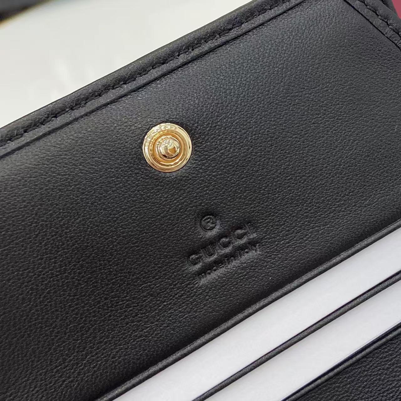 Gucci GG Marmont Card Case Wallet 466492 - FashionPlug