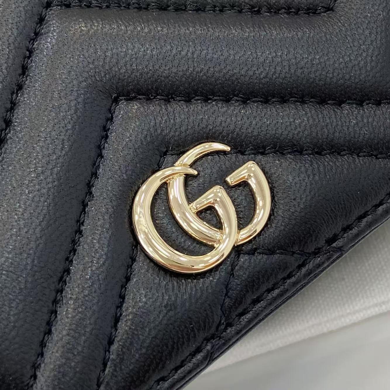 Gucci GG Marmont Card Case Wallet 466492 - FashionPlug