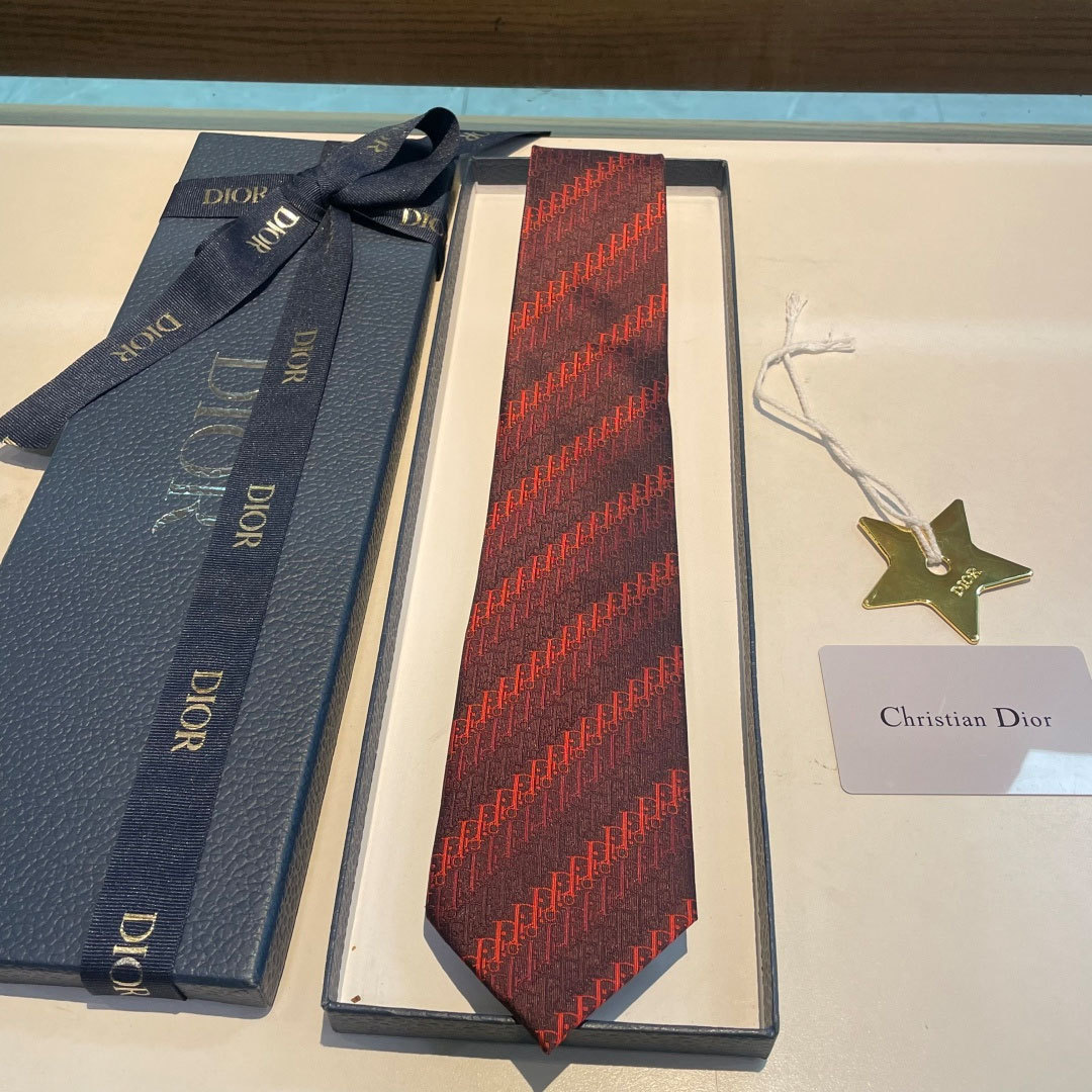 Dior Oblique Trio Tie - FashionPlug