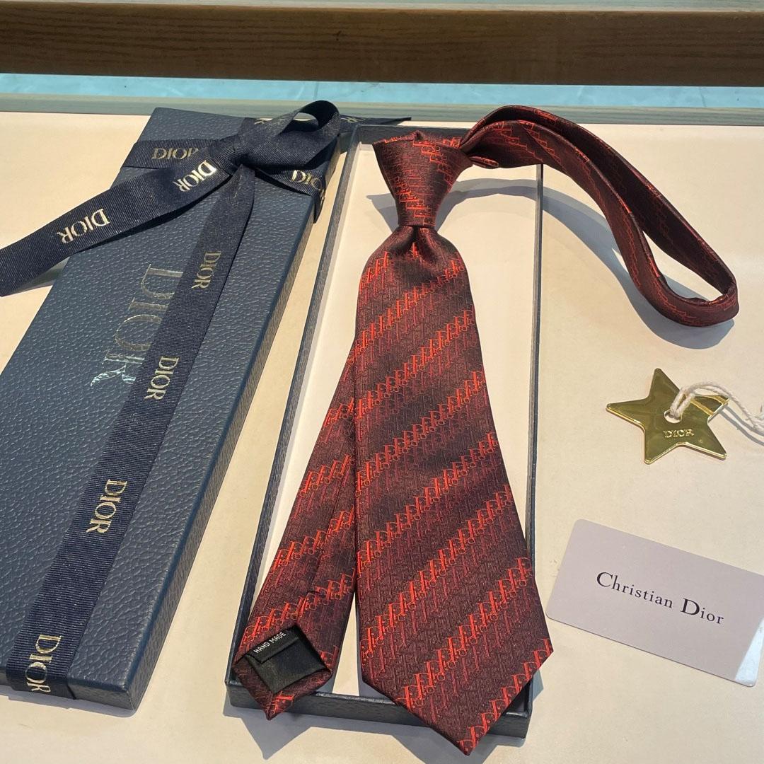 Dior Oblique Trio Tie - FashionPlug
