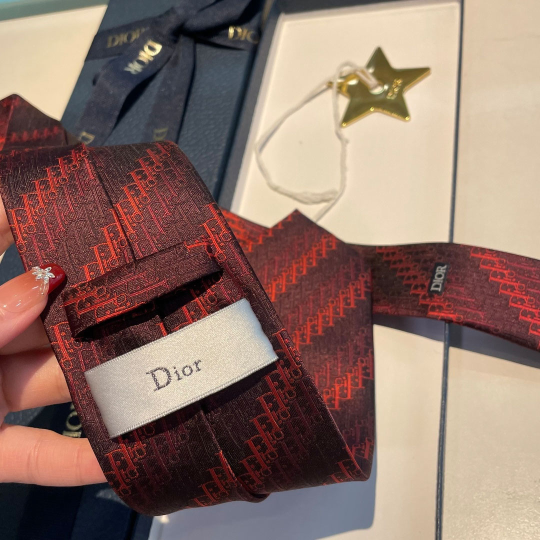 Dior Oblique Trio Tie - FashionPlug