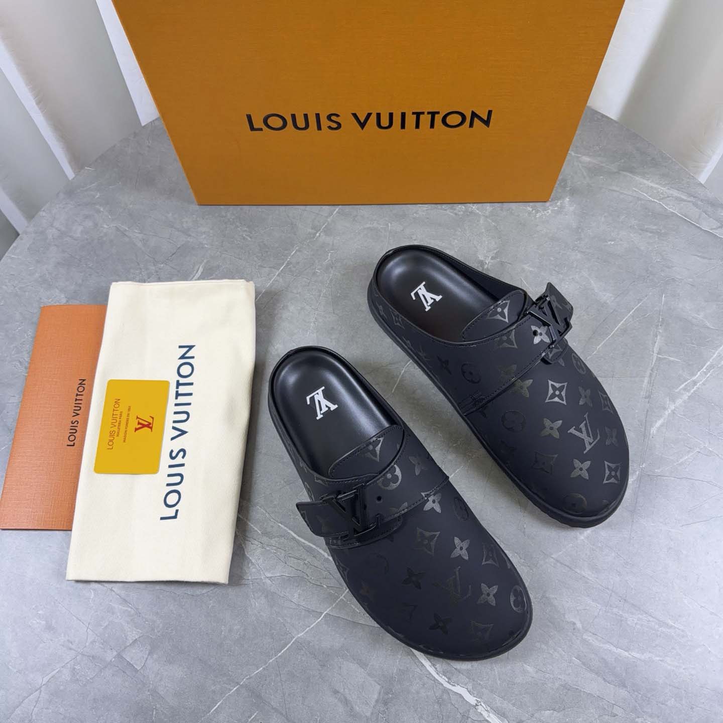Louis Vuitton LV Easy Mule   - FashionPlug