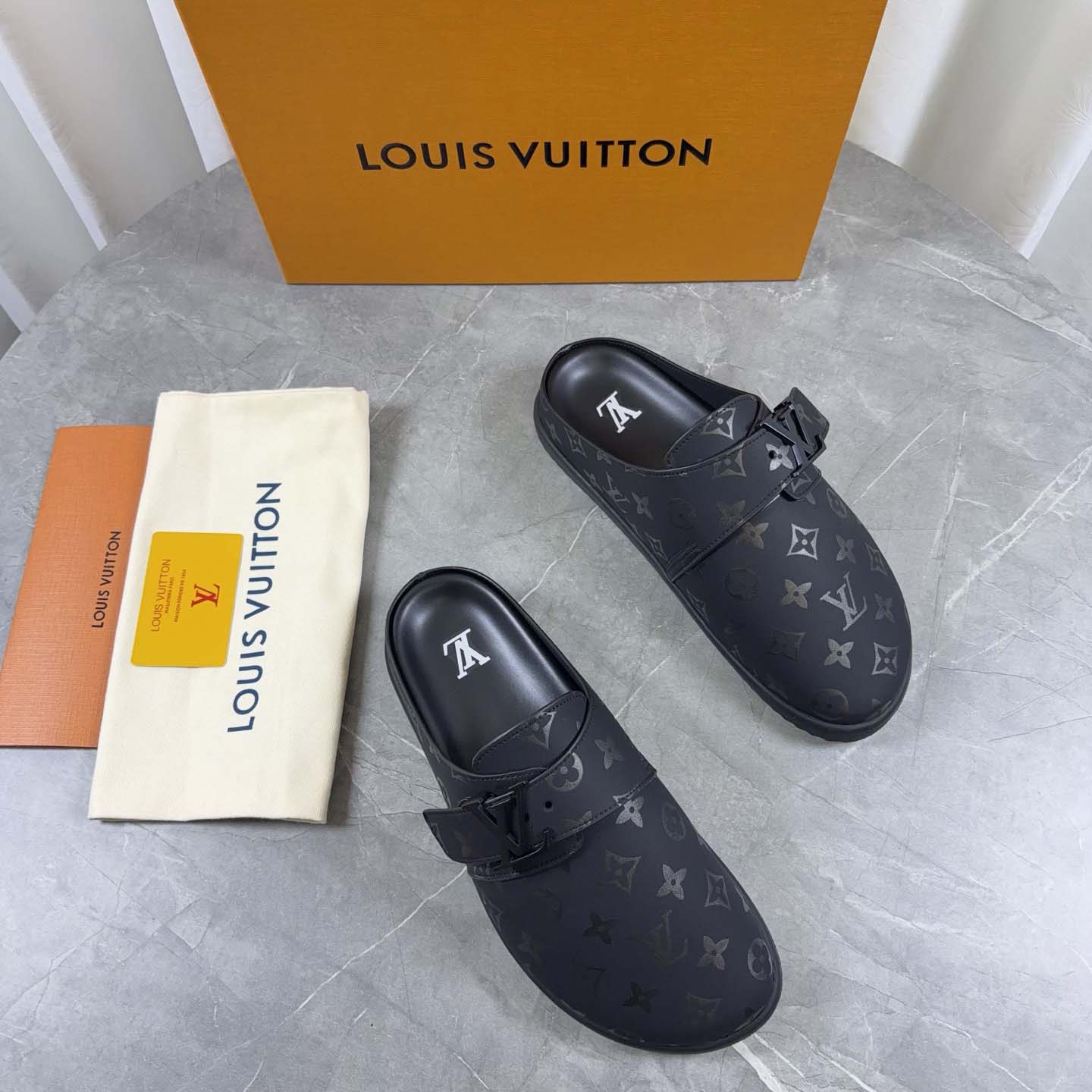 Louis Vuitton LV Easy Mule   - FashionPlug