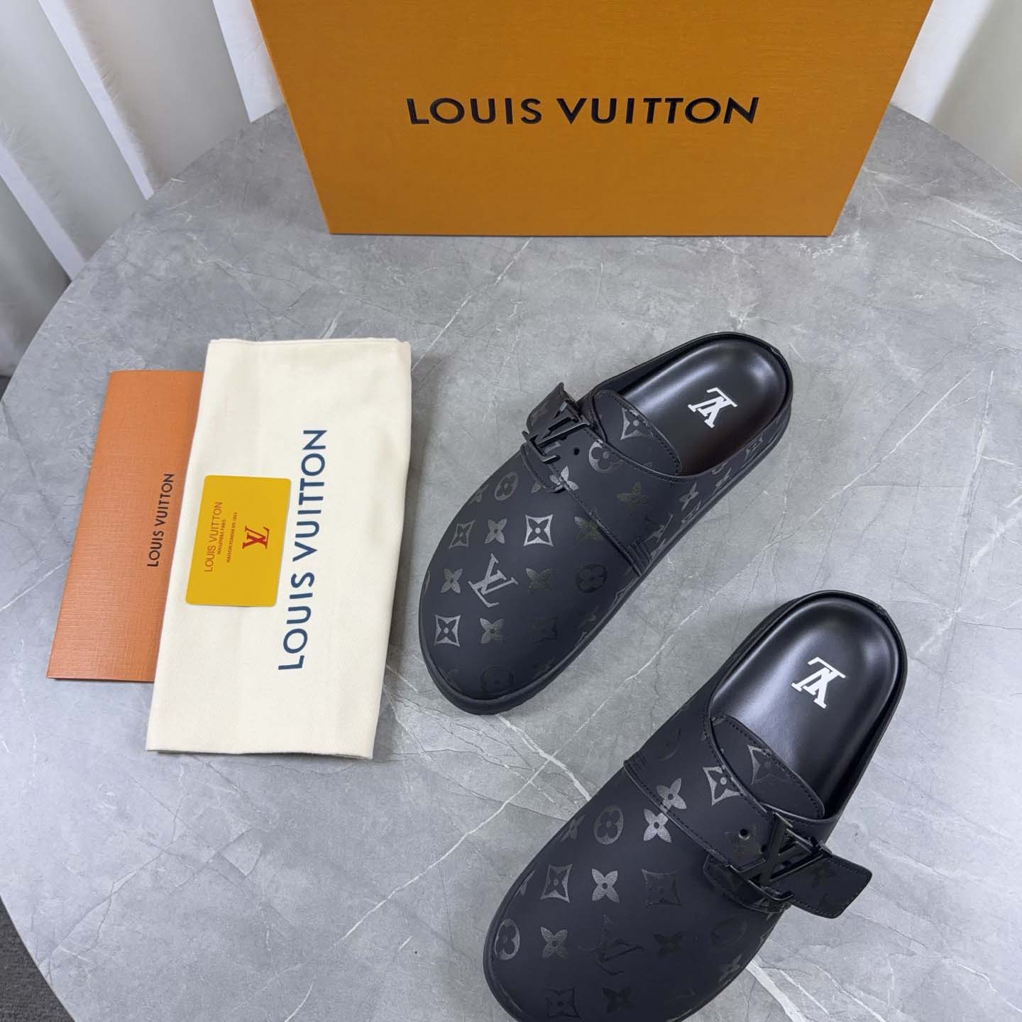 Louis Vuitton LV Easy Mule   - FashionPlug
