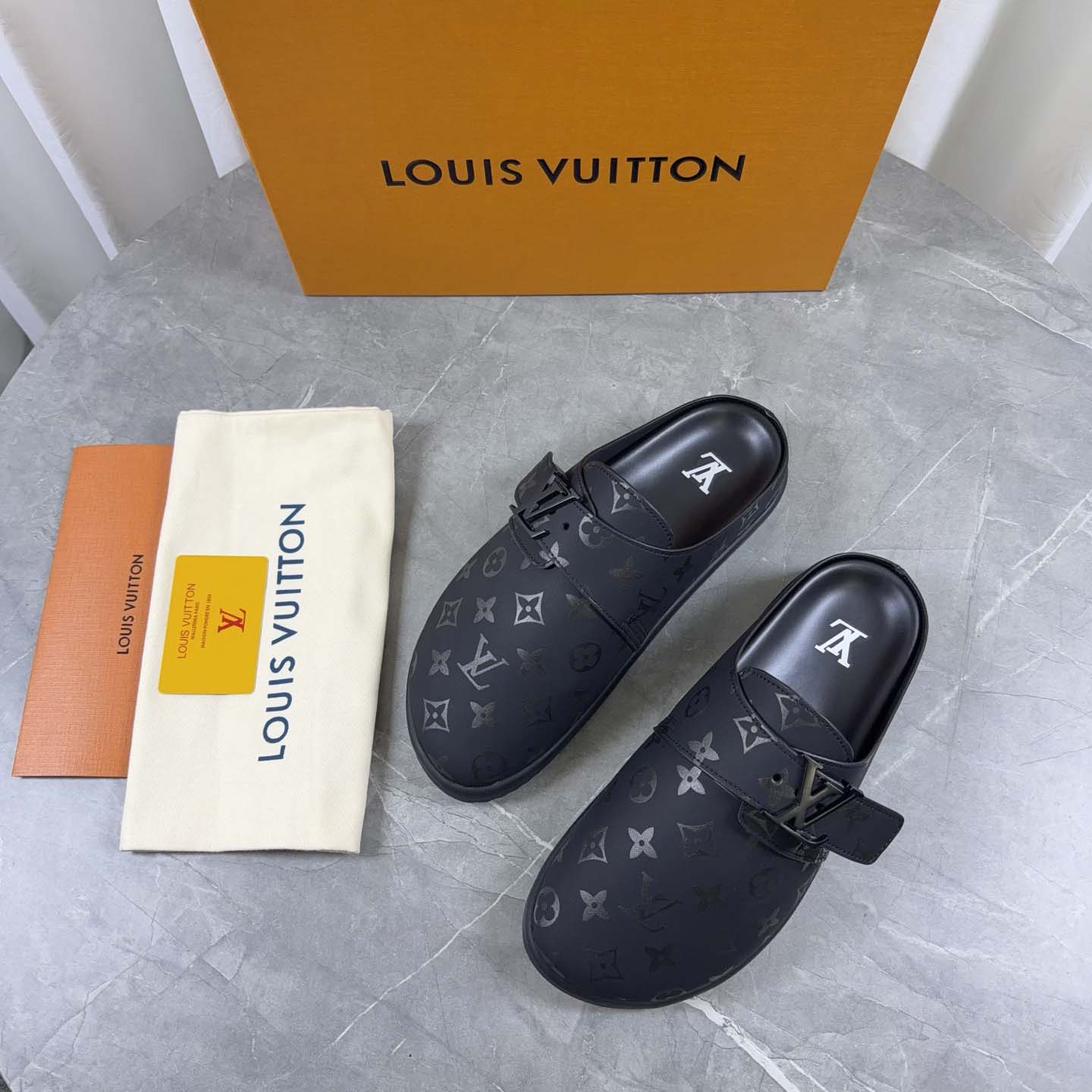 Louis Vuitton LV Easy Mule   - FashionPlug