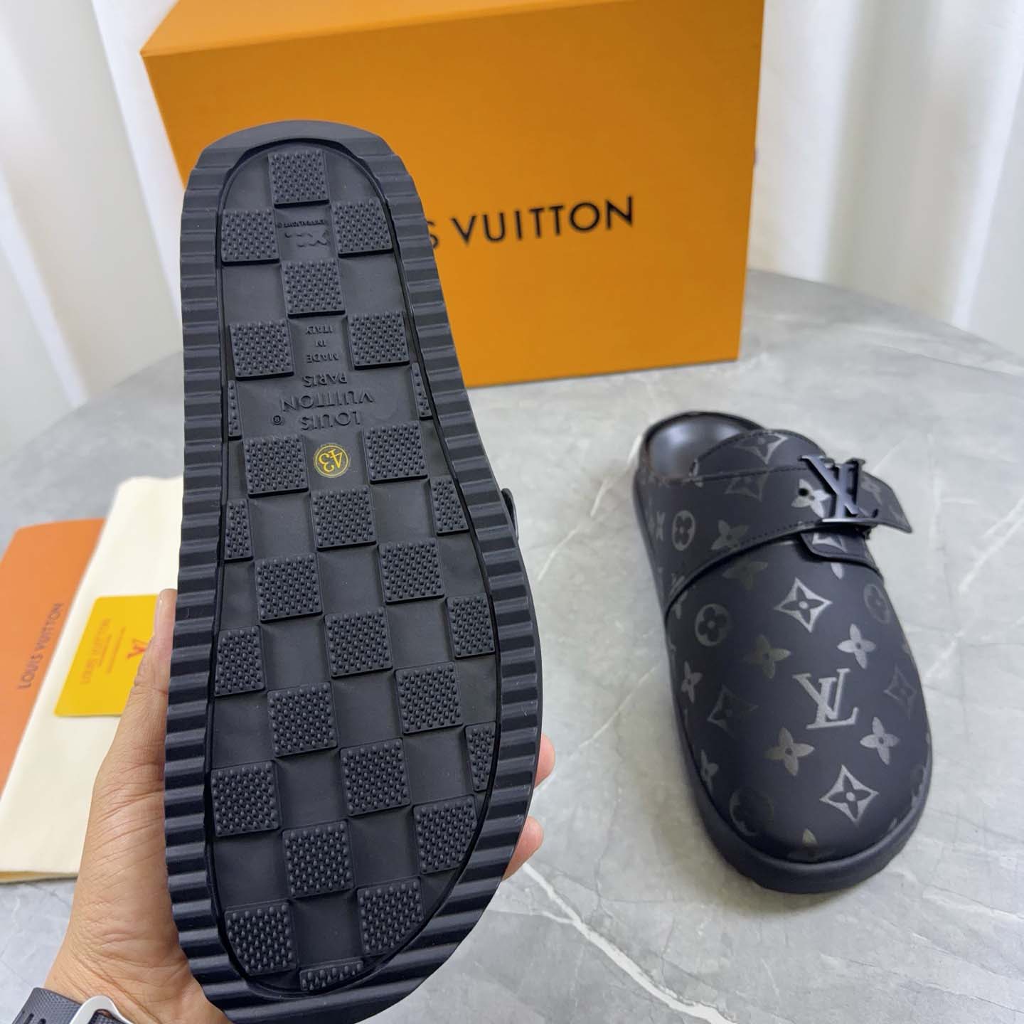 Louis Vuitton LV Easy Mule   - FashionPlug