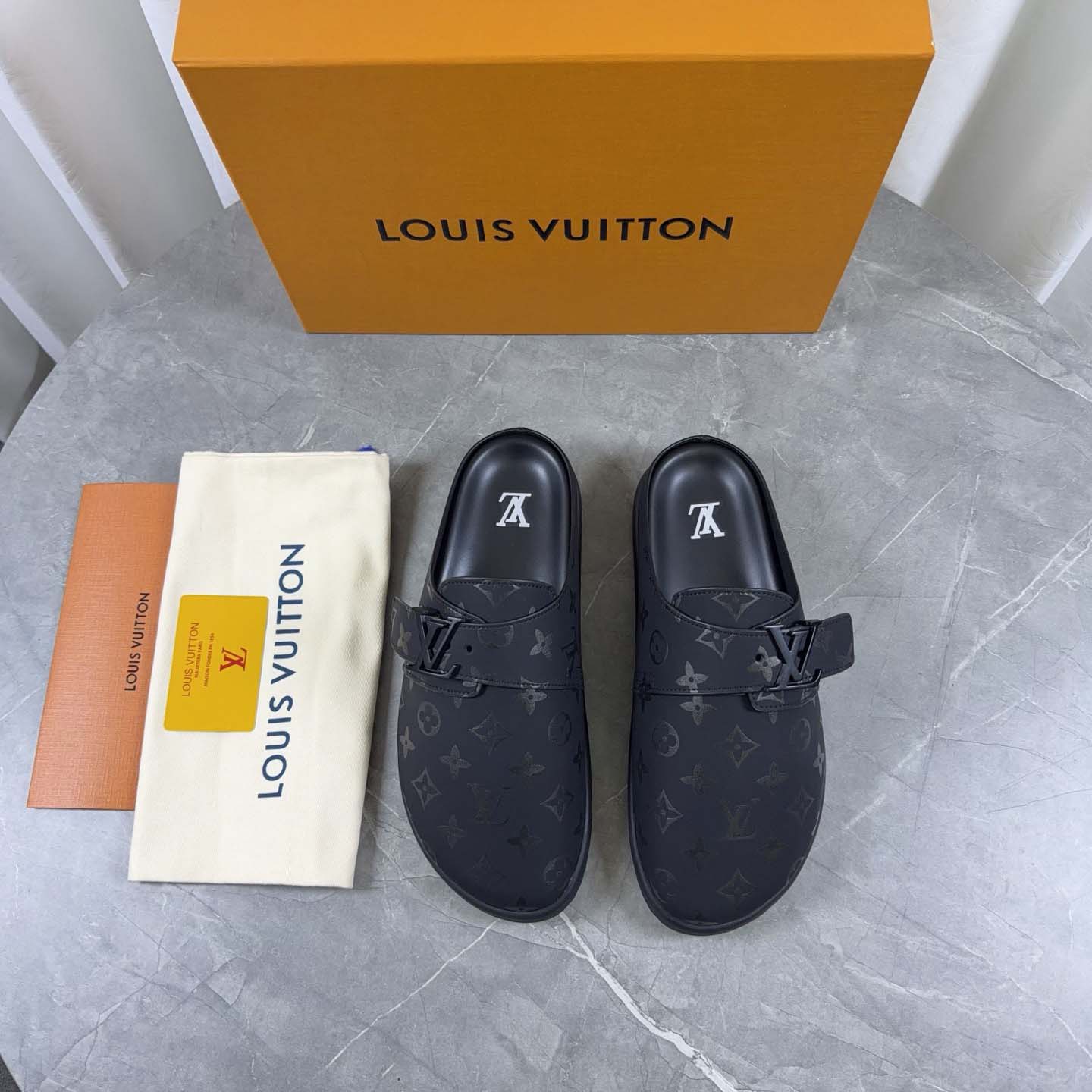 Louis Vuitton LV Easy Mule   - FashionPlug