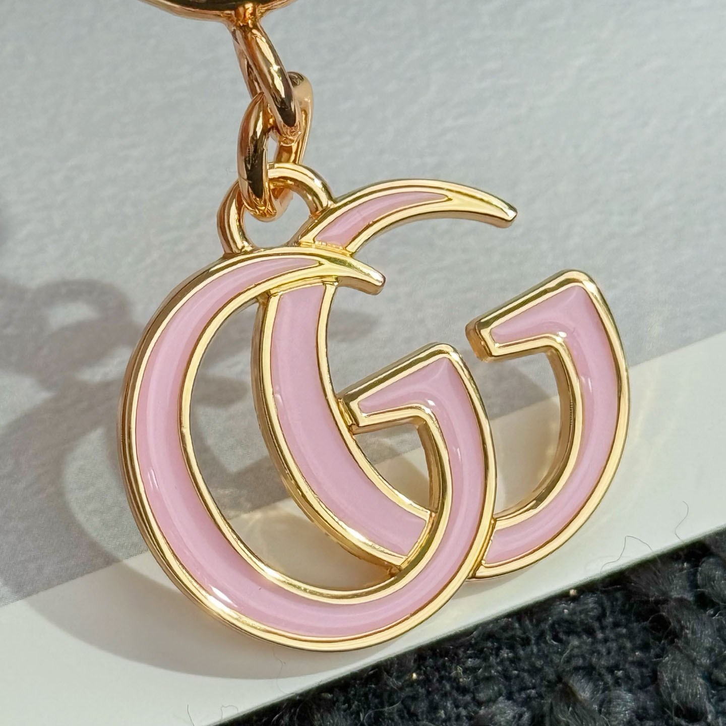 Gucci Double G Bag Charm - FashionPlug