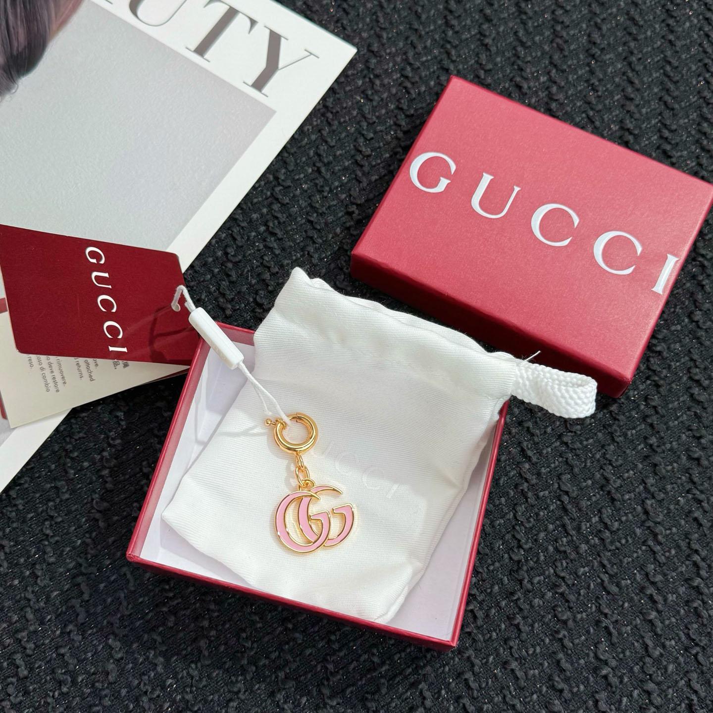 Gucci Double G Bag Charm - FashionPlug