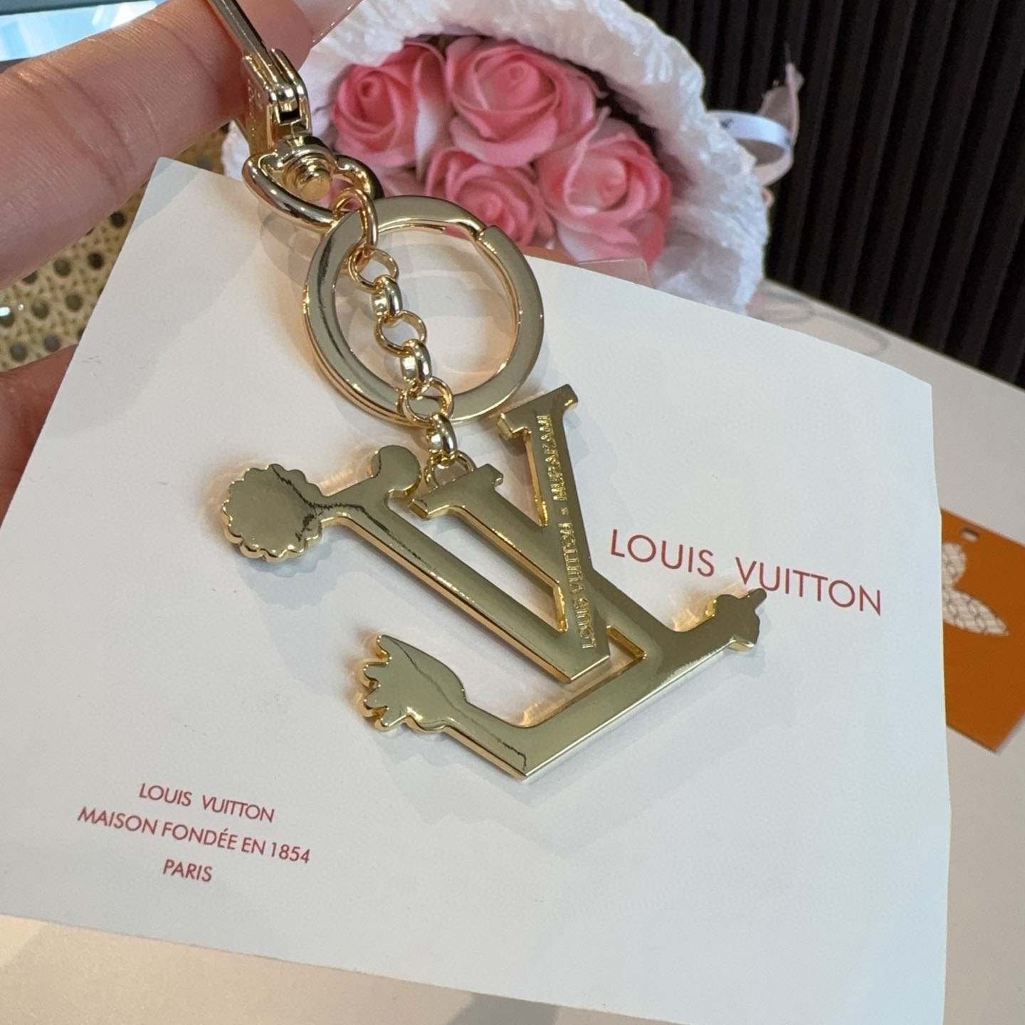 Louis Vuitton LV x TM LV Iconic Superflat Key Holder M02468 - FashionPlug