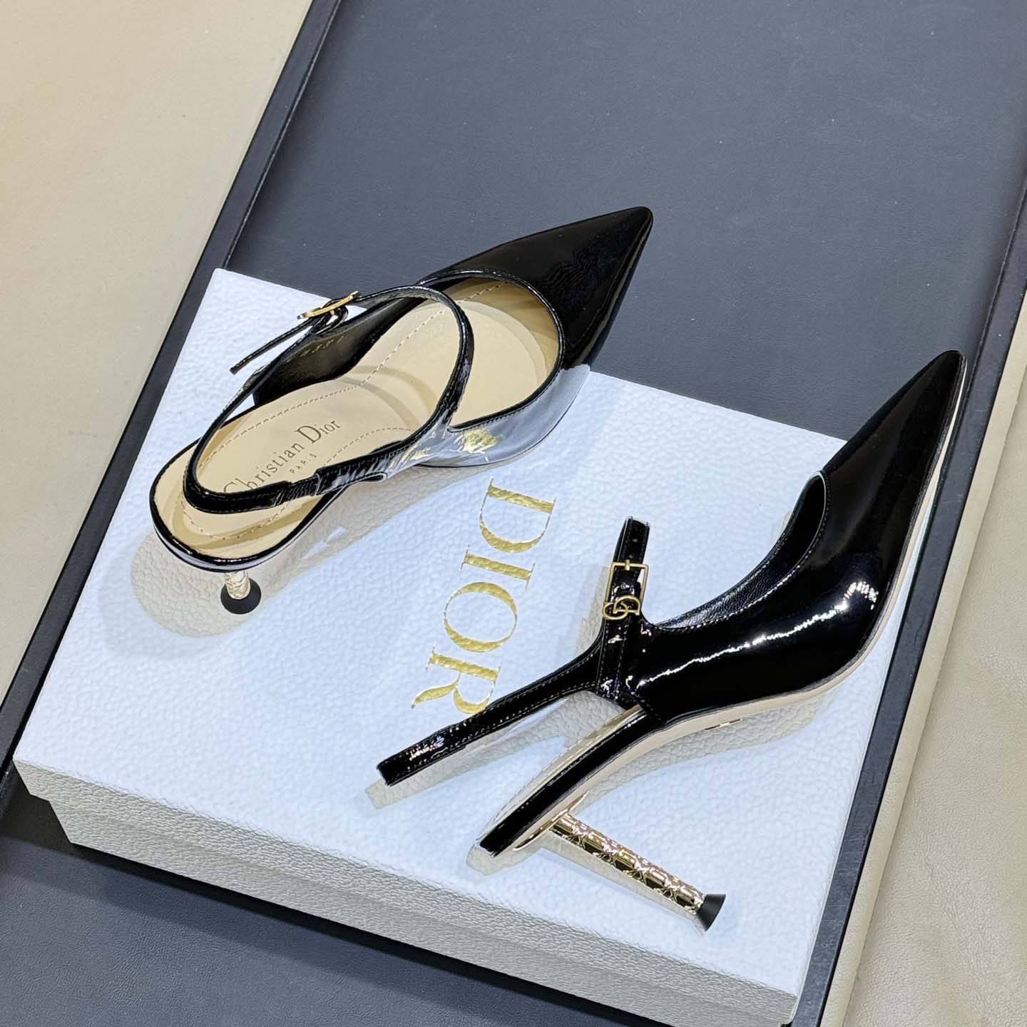 Dior Icon Slingback Pump  - FashionPlug