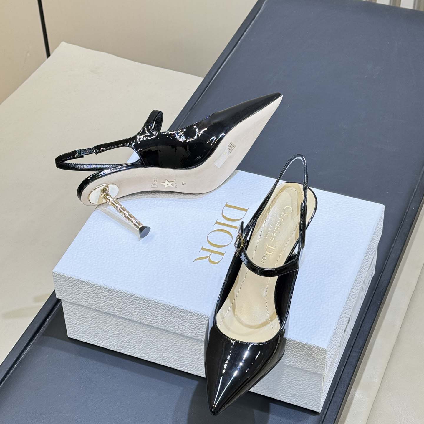 Dior Icon Slingback Pump  - FashionPlug