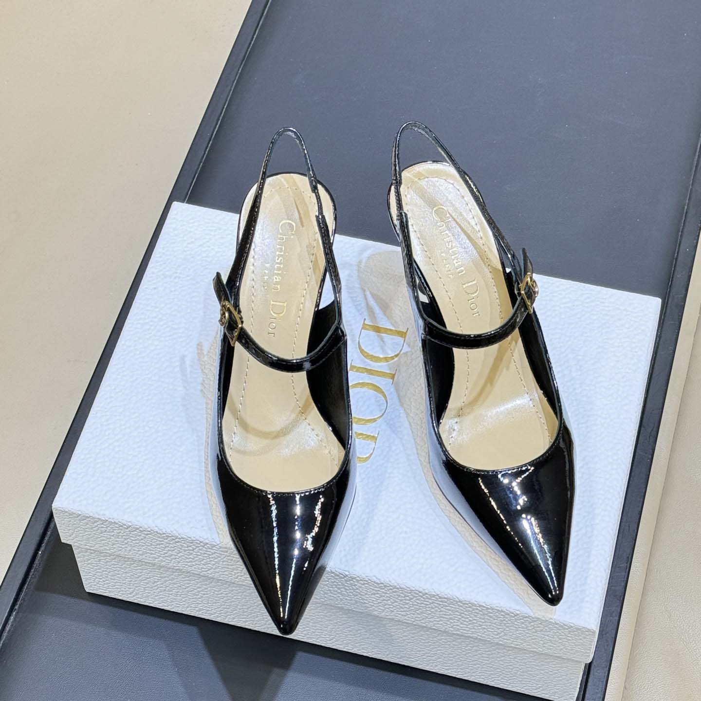 Dior Icon Slingback Pump  - FashionPlug
